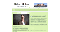 Desktop Screenshot of drmichaeldow.com